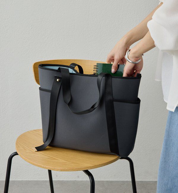  「【A4対応/軽量/ポケット３つ】ウェットダブルポケットトートバッグ」|トートバッグ|