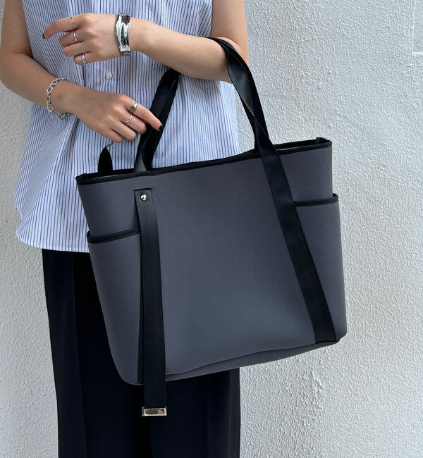  「【A4対応/軽量/ポケット３つ】ウェットダブルポケットトートバッグ」|トートバッグ|