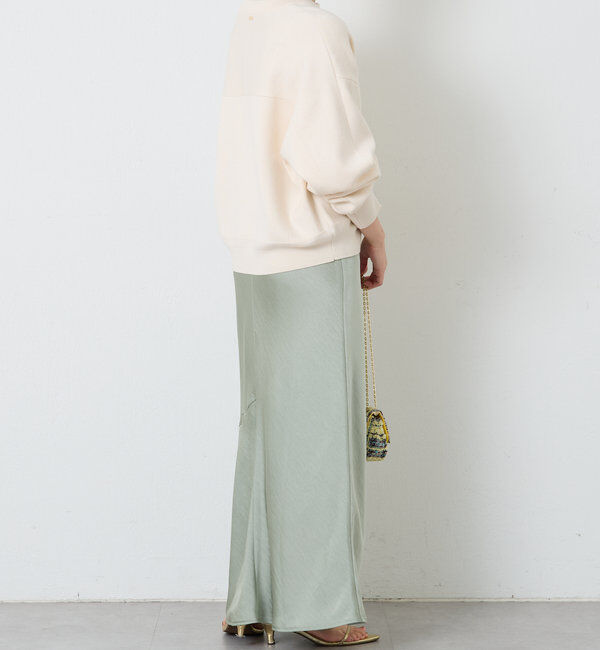  「《総売上数1.6万枚突破！》ジップスウェットライクニット」|ニット・セーター|