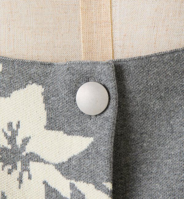  「フラワージャガードニットキャミ/セットアップ」|ニット・セーター|