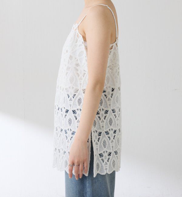  「パネルレースキャミソール」|シャツ・ブラウス|