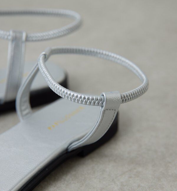  「【PAPILLONNER/パピヨネ】フラットスクエアサンダル」|その他|