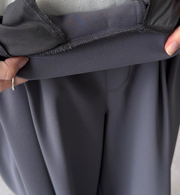  「【累計販売数3万枚突破/21色4サイズ展開！】タックワイドパンツ」|チノ|