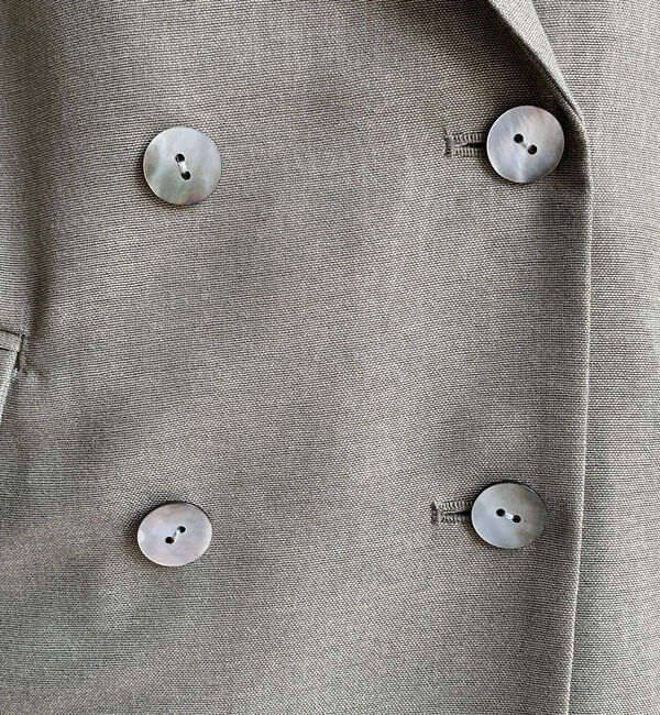  「【ウォッシャブル】シアーダブルジャケット」|テーラードジャケット|