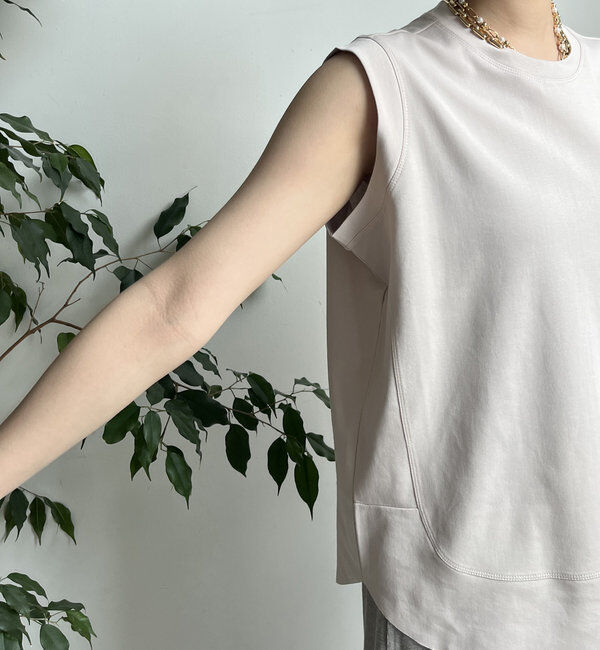  「裾切替タンクプルオーバー」|Tシャツ・カットソー|
