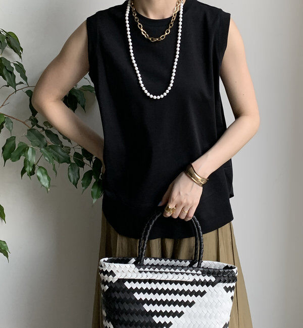  「裾切替タンクプルオーバー」|Tシャツ・カットソー|