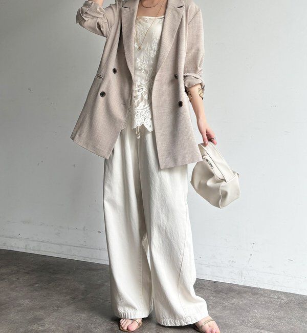  「【新色追加】スカラレースキャミ」|シャツ・ブラウス|