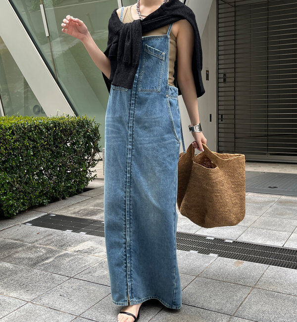  「デニムキャミジャンスカ」|ワンピース|