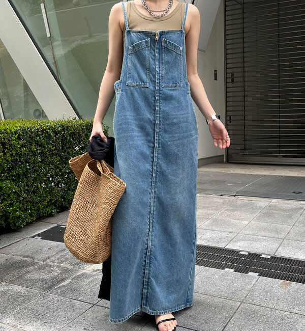  「デニムキャミジャンスカ」|ワンピース|