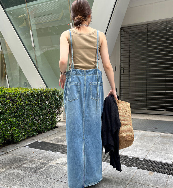  「デニムキャミジャンスカ」|ワンピース|