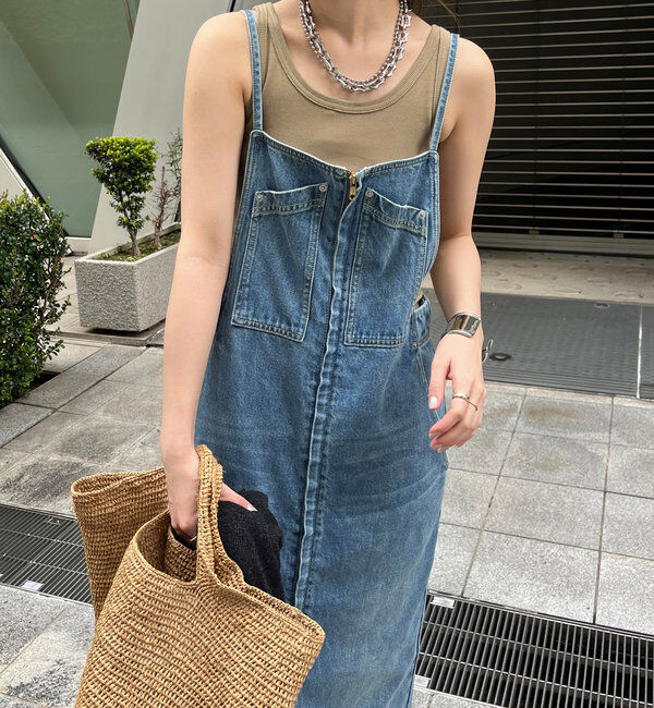  「デニムキャミジャンスカ」|ワンピース|