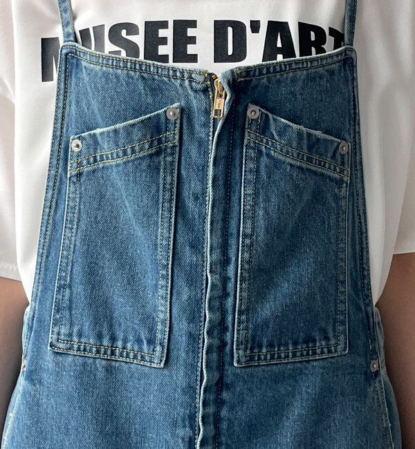  「デニムキャミジャンスカ」|ワンピース|