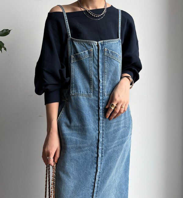  「デニムキャミジャンスカ」|ワンピース|