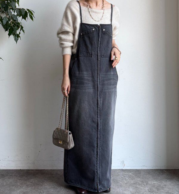  「デニムキャミジャンスカ」|ワンピース|