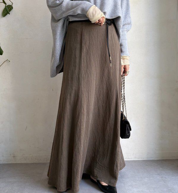  「【セットアップ対応】ピグメントライクフレアスカート」|スカート|