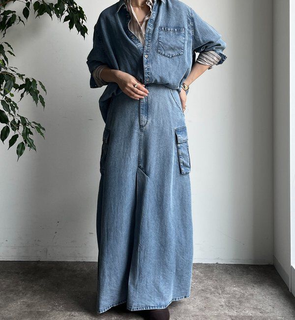  「リヨセルデニムシャツ」|シャツ・ブラウス|