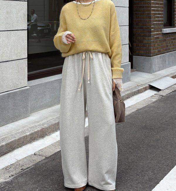  「モヘヤメランジプルオーバー」|ニット・セーター|