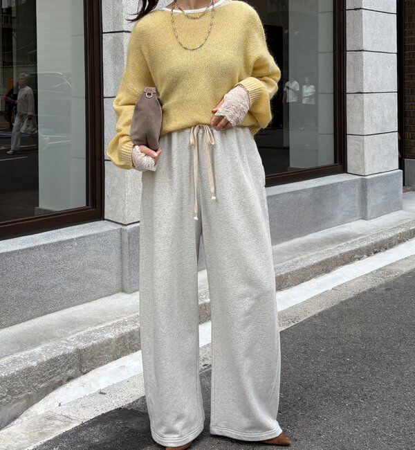  「モヘヤメランジプルオーバー」|ニット・セーター|