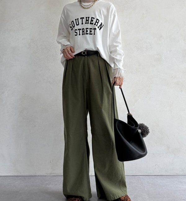  「【WEB限定】フロッキーロゴレイヤードトップス」|Tシャツ・カットソー|