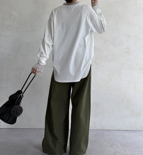  「【WEB限定】フロッキーロゴレイヤードトップス」|Tシャツ・カットソー|