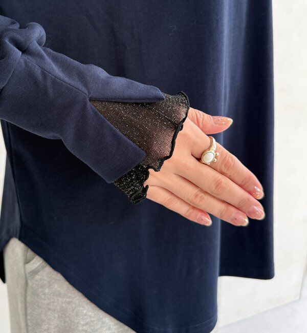  「【WEB限定】フロッキーロゴレイヤードトップス」|Tシャツ・カットソー|