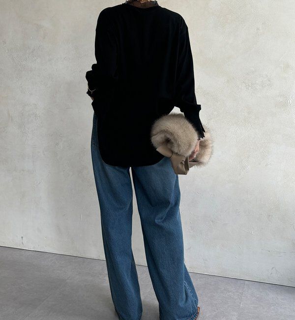  「【WEB限定】フロッキーロゴレイヤードトップス」|Tシャツ・カットソー|