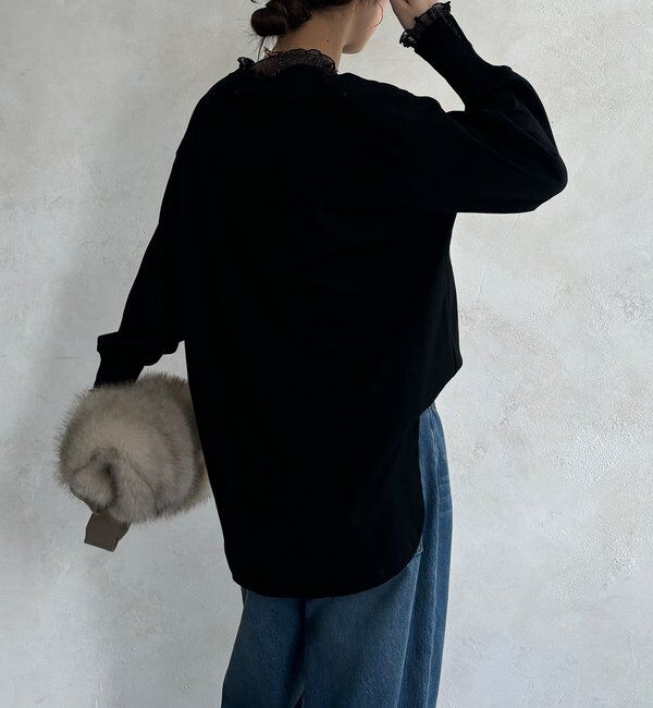  「【WEB限定】フロッキーロゴレイヤードトップス」|Tシャツ・カットソー|