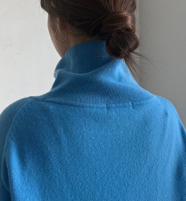  「ウール混タートルチュニック」|ニット・セーター|