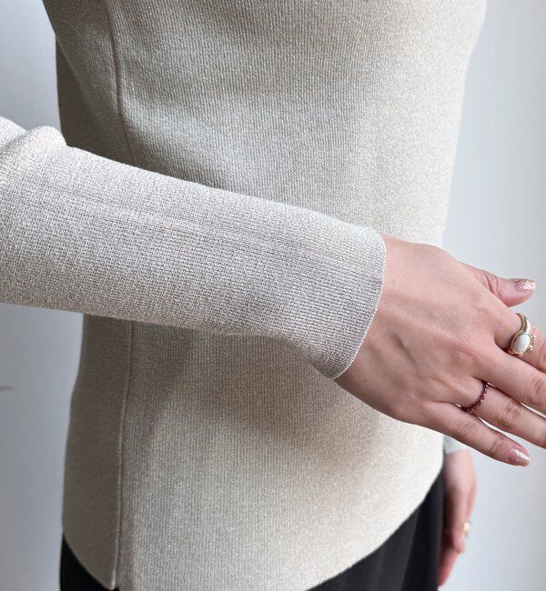  「【REI企画カラーあり】スクエアニットロングスリーブプルオーバー」|ニット・セーター|