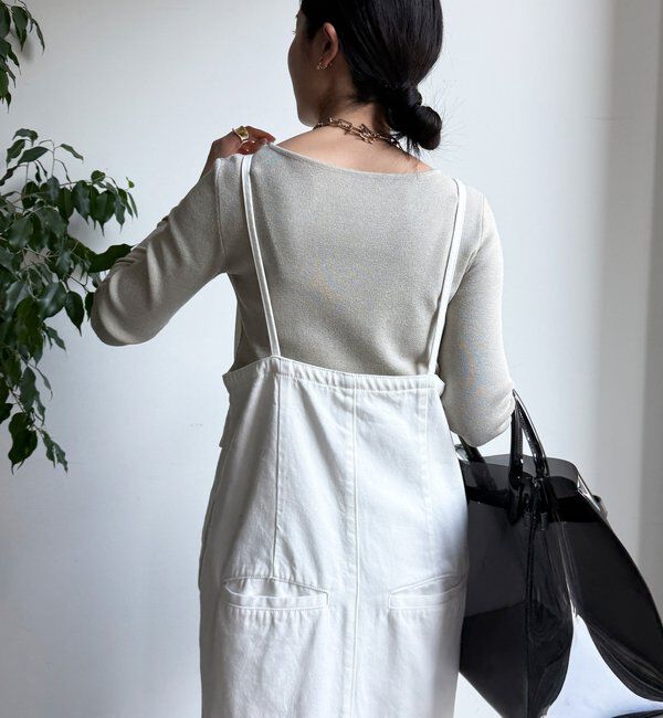  「【REI企画カラーあり】スクエアニットロングスリーブプルオーバー」|ニット・セーター|