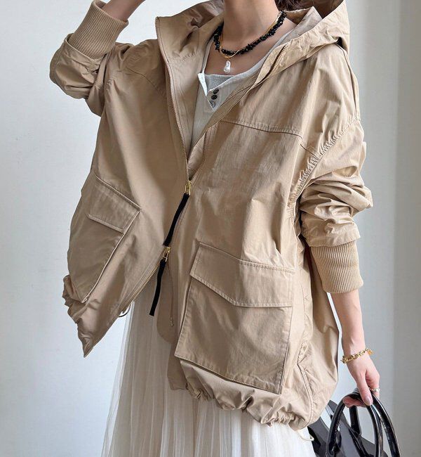  「マンパMA1」|ブルゾン・スタジャン|ベージュ