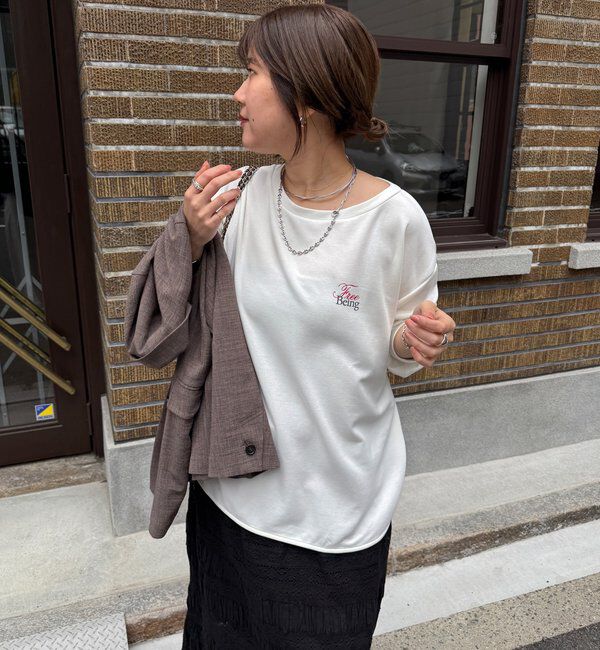  「【インフルエンサーSAKURA企画】ミニダンボールロゴロンTEE」|Tシャツ・カットソー|