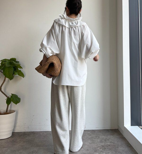  「ダブルフリルカラーブラウス」|シャツ・ブラウス|