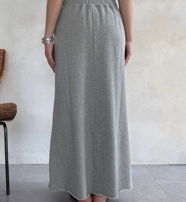  「裏毛ロングスカート」|スカート|