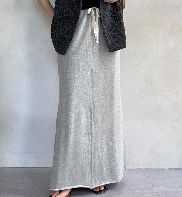  「裏毛ロングスカート」|スカート|