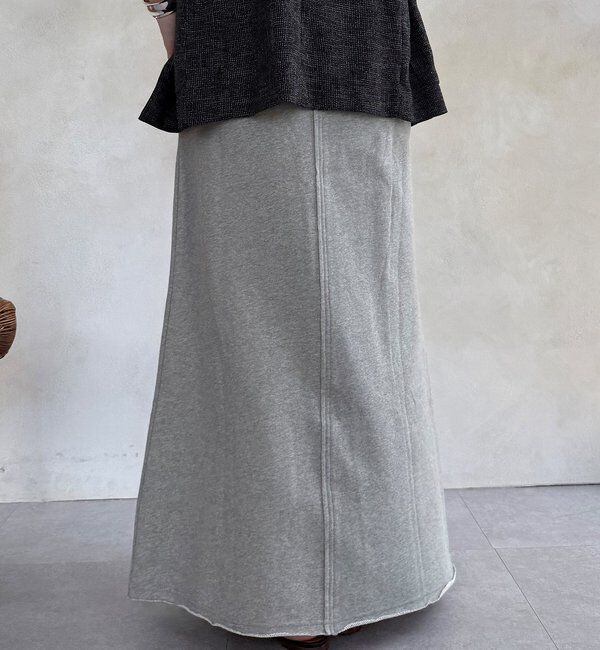  「裏毛ロングスカート」|スカート|
