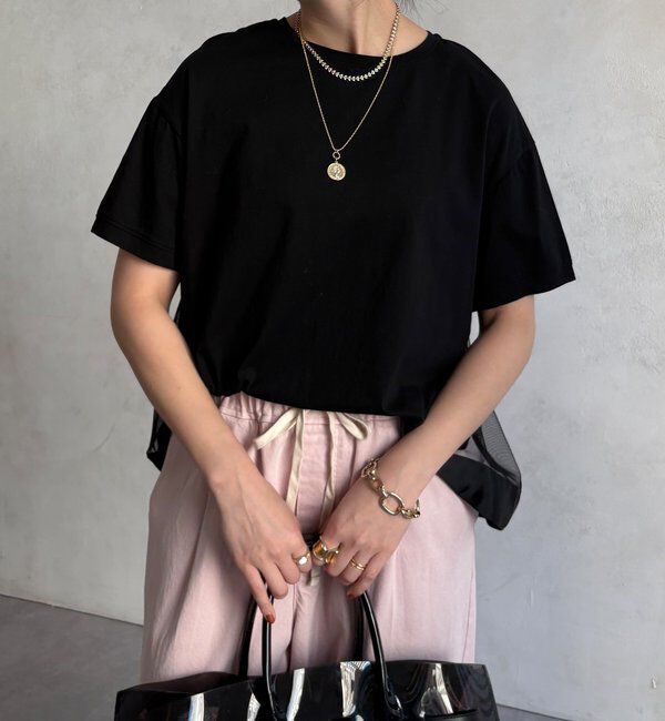  「【WEB限定】バックチュールプルオーバー」|Tシャツ・カットソー|