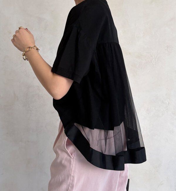  「【WEB限定】バックチュールプルオーバー」|Tシャツ・カットソー|