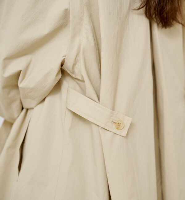  「レース付きフレアトレンチコート」|トレンチコート|