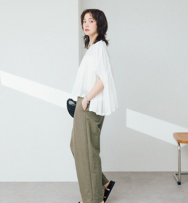  「【着映え】ギャザーボリュームブラウス」|シャツ・ブラウス|