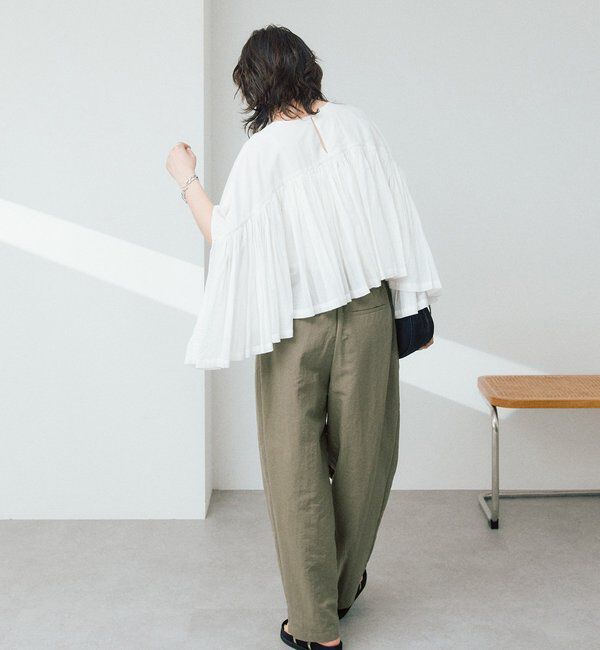  「【着映え】ギャザーボリュームブラウス」|シャツ・ブラウス|