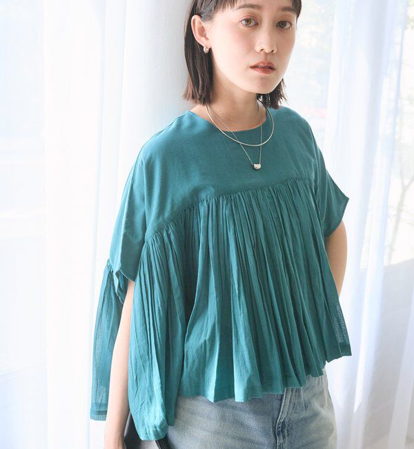  「【着映え】ギャザーボリュームブラウス」|シャツ・ブラウス|