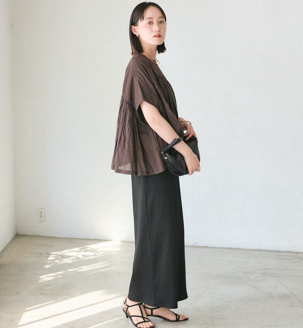  「【着映え】ギャザーボリュームブラウス」|シャツ・ブラウス|