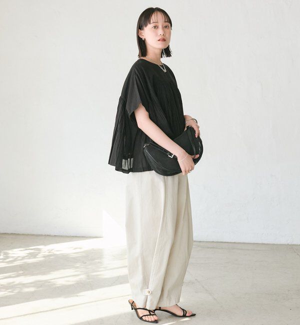  「【着映え】ギャザーボリュームブラウス」|シャツ・ブラウス|