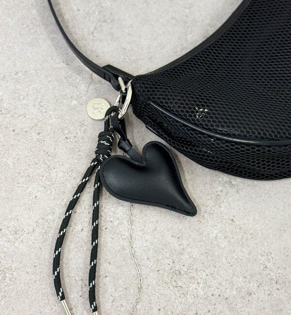  「【アレンジ自在】レザーハートチャーム」|その他|