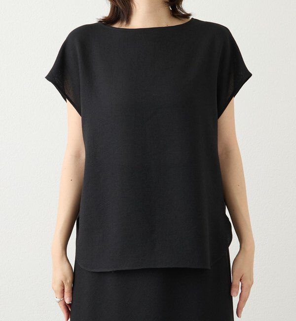  「予約【セットアップ着用可能】メッシュフレンチブラウス」|シャツ・ブラウス|