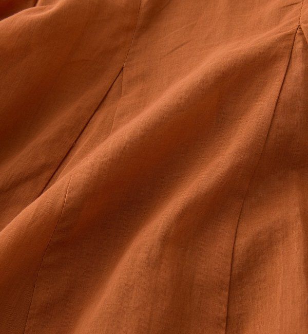  「予約【着映え】コットンペプラムギャザーブラウス」|シャツ・ブラウス|