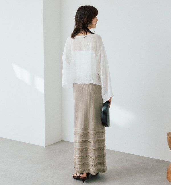  「【a Nice （ア ・ニース）】2WAYリネンブラウス」|シャツ・ブラウス|