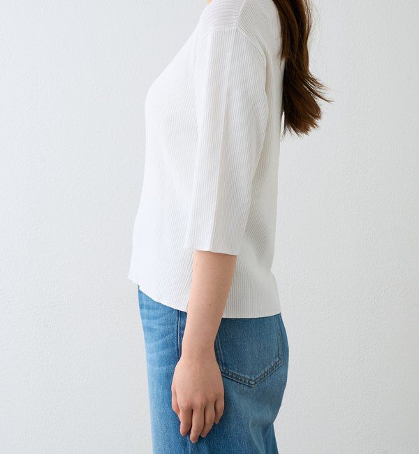  「予約【ストレッチ性抜群】VIS/NYゴブソデリブニット」|ニット・セーター|