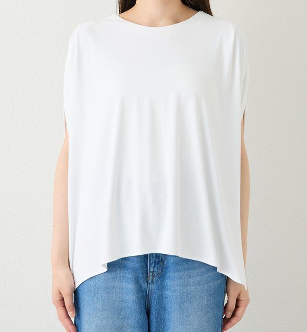  「予約【吸水速乾/遮熱/接触冷感】クールタッチポンチョカットソー」|Tシャツ・カットソー|